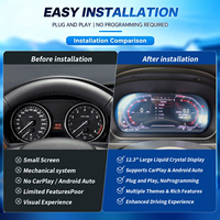 Nuevo Panel de Instrumentos con Velocímetro Digital LCD de 10 Pulgadas para Serie 3 E90 2005-2012, Pantalla HD, Actualización del Tablero