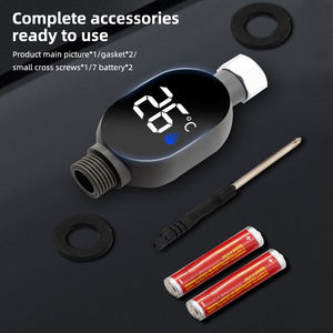 Водонепроницаемый термостат для ванны, душ, светодиодный термометр, диапазон температур: 0-99 °C - Product Image 6