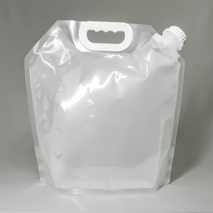 Op maat gemaakte transparante staande spuitzak van biologisch afbreekbaar plastic voor dranken, voor milieuvriendelijke opslag - Product Image 2