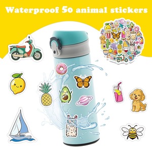 50 cái dễ thương phim hoạt hình động vật dán cho hành lý máy tính xách tay Skateboard DIY thời trang Vinyl đề can Đại Dương động vật Sticker - Product Image 4