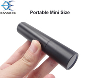 Linterna LED S15 Super Mini UV 365nm, Micro USB, recargable, luz roja, batería integrada