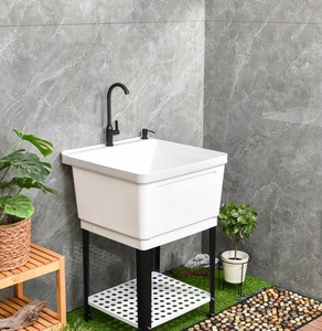 Bassin de lavage portable authentique en PP, écologique et durable, avec robinet intégré, pour <span class=keywords><strong>camping</strong></span>, pique-nique et cuisine - Product Image 1