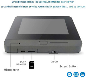 1080P détection de mouvement 4.3 ''écran 120 degrés 2 voies Audio Tuya <span class=keywords><strong>judas</strong></span> numérique <span class=keywords><strong>Wifi</strong></span> <span class=keywords><strong>porte</strong></span> - Product Image 3