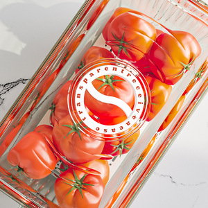 Contenitori trasparenti ecologici per la conservazione degli alimenti per la cucina moderni <span class=keywords><strong>Organizer</strong></span> impilabili per <span class=keywords><strong>frigo</strong></span> <span class=keywords><strong>Set</strong></span> per la conservazione del frigorifero - Product Image 4