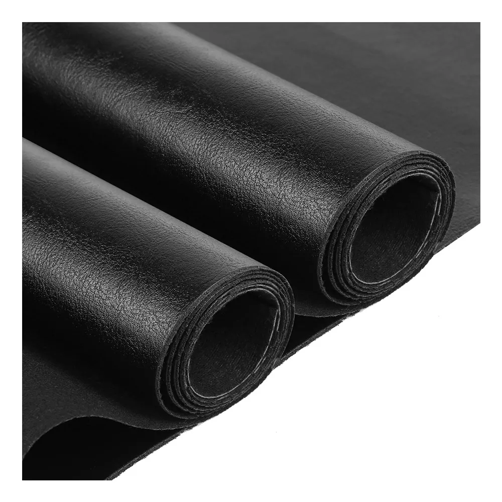schwarzes litchi-muster rexine leder synthetisches sofa produkt künstliche künstliche möbel pvc leder stoff