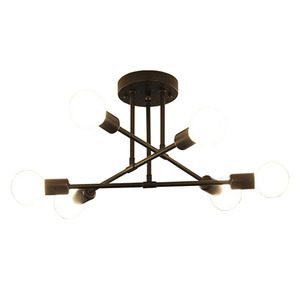 Colgante de luz nórdica de color, candelabro de latón negro, personalizado, barato - Product Image 3