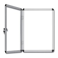 SC05 A4 taille cadre en aluminium verrouillage vitrine pour école bureau salle de classe montage mural avec 2 clés prix de gros