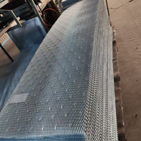 Tôle métallique alvéolée auto-entretoisante 1/4 pour renforcement de plâtre, maille métallique 27x96 pour murs en stuc, maçonnerie, acier, pare-feu, carrelage