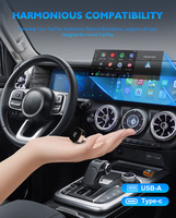 CP15 Adaptateur USB CarPlay sans fil intelligent universel 2-en-1 pour voiture, compatible Android Auto – Vente chaude