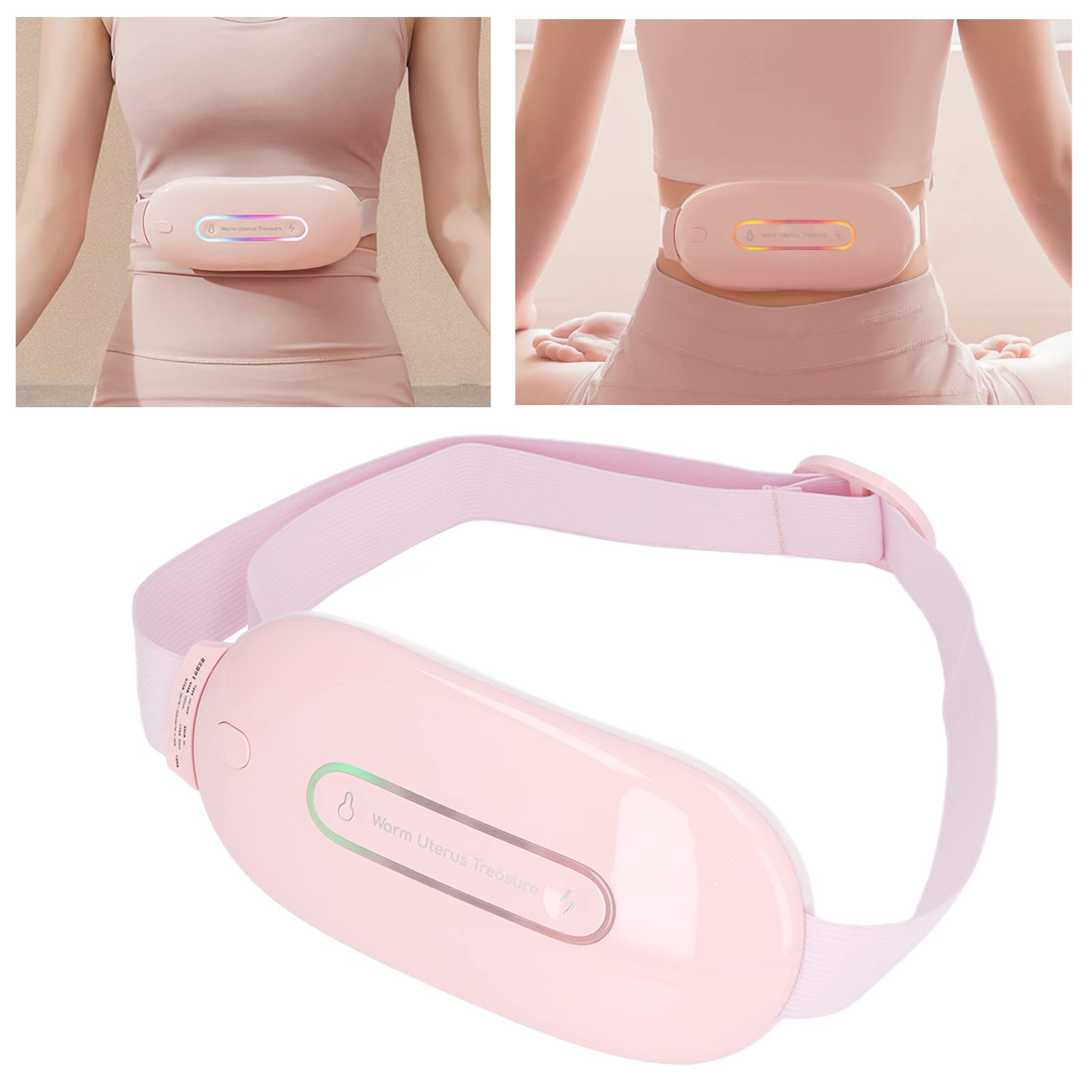 Портативная беспроводная грелка для менструаций, электрическая грелка для талии и пояса, грелка для периода, грелка для живота, массажер