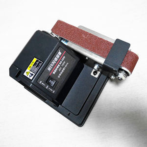 Mini <span class=keywords><strong>ponceuse</strong></span> à bande, double usage AC et DC, <span class=keywords><strong>ponceuse</strong></span> à bande électrique <span class=keywords><strong>sans</strong></span> <span class=keywords><strong>fil</strong></span>, outils électriques de bricolage - Product Image 5