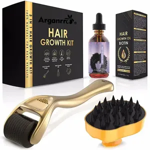 Customize private label natural essential argan oil hair loss treatment hair growth oil growth serum