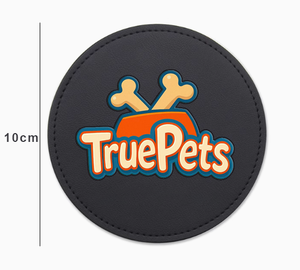 Wholesale Custom Logo Printing Coffee Cup Mat Blank PU Leather Coaster for Drinks