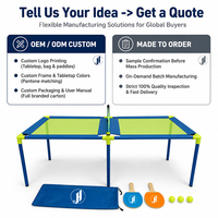 Table de tennis de table JH portable, pliable, 60 pouces, pour entraînement, enfants, famille, jeu intérieur/extérieur, avec filet, raquettes, balles et sac