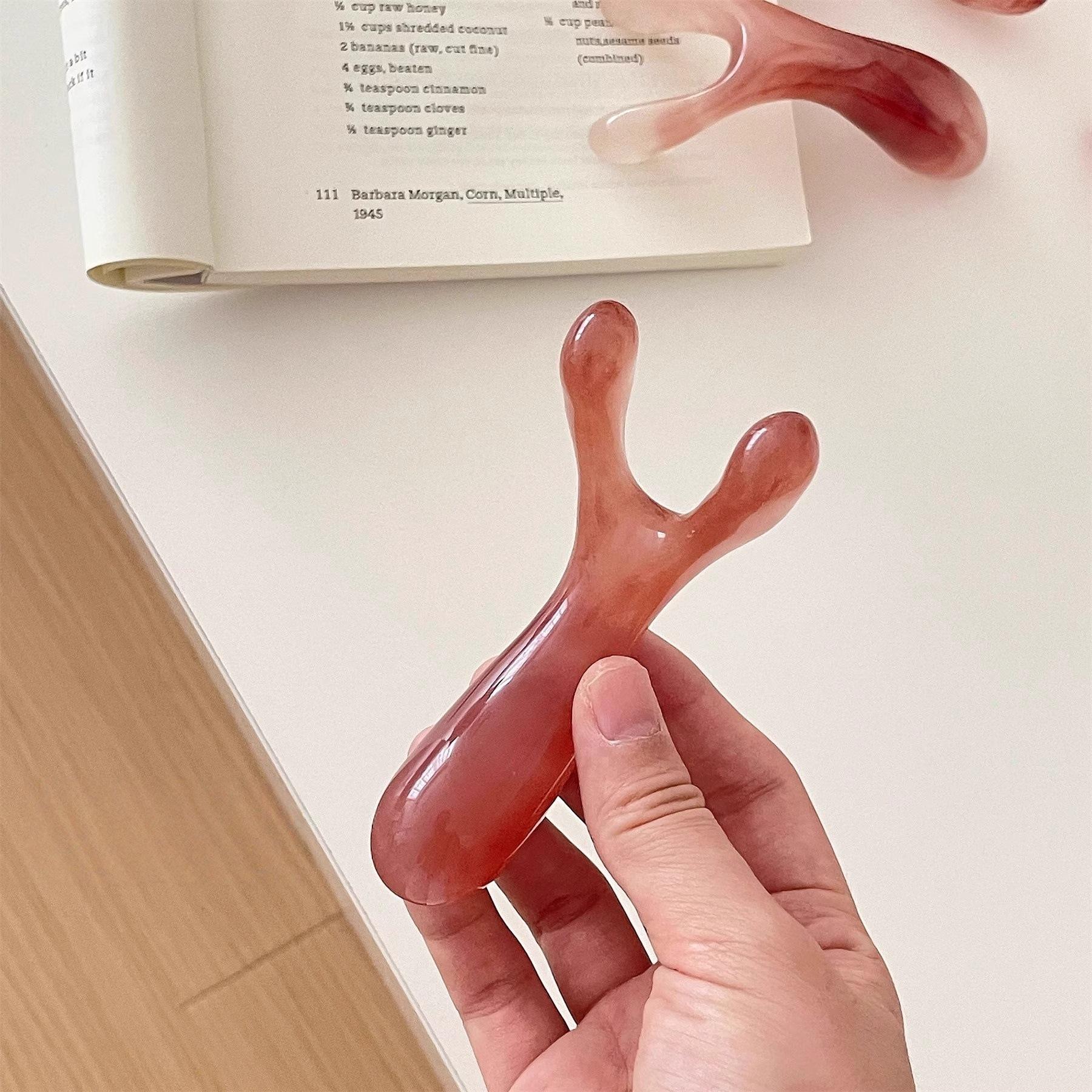 Grattoir nasal à poudre d'ambre