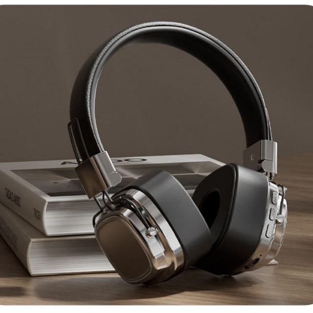 High Quality JL IPX-6 Waterproof BT 5.3 Wireless Foldable Over-Ear Classic Leather Handle Headphone Hifi Real Stereo Sound Low