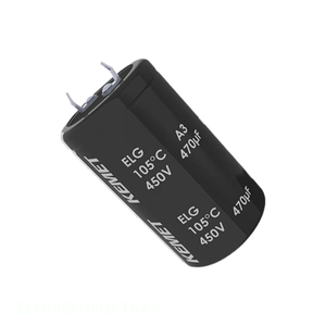 ตัวเก็บประจุแบบ Through Hole 1.8 mF CAP ALUM SNAP-IN 105C ELG188M180AT6AA ของผู้ผลิต - Product Image 1