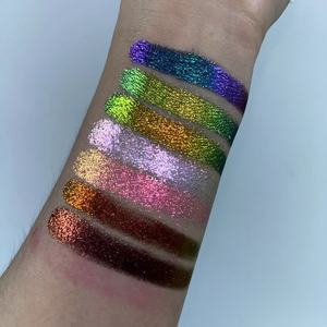 Vegan Pigmented Holographic Chameleon Duochrome Multi Duochrome Makeup <strong>Eyeshadow</strong> <strong>Palette</strong> More Than 100colors Available - Product Image 4