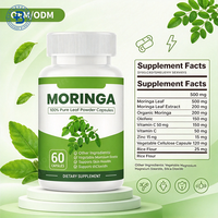 Capsules de poudre de Moringa OEM/ODM pour la santé des articulations, le soutien du métabolisme et du système immunitaire – Vente en gros de capsules de Moringa