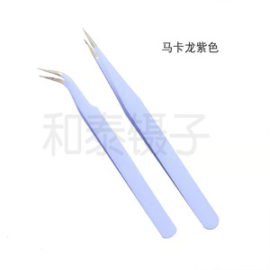 Pinces spéciales en acier inoxydable épaissi, pinces à ongles à haute élasticité, pointes fines courbées et droites, journal - Product Image 1