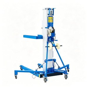 แท่นยกแบบแมนนวลขนาดเล็กน้ำหนักเบาทำจากอะลูมิเนียมแบบหมุนมือ - Product Image 2