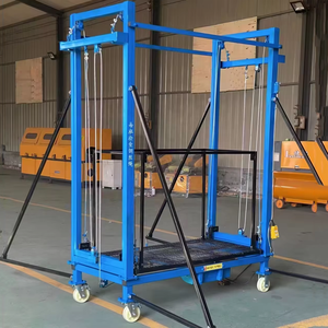 10米折叠伸缩自动电动移动式铝制电动升降脚手架用于建筑液压剪刀式升降机 - Product Image 1