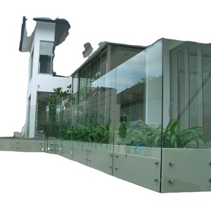 <span class=keywords><strong>Ringhiere</strong></span> Senza Cornice di Alta Gamma Personalizzate <span class=keywords><strong>per</strong></span> Montaggio su Parete Bassa - Product Image 4