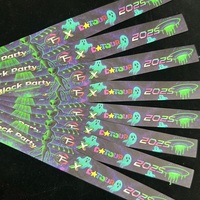 Bracelets personnalisés en papier Dupont respirant, résistant aux déchirures et imperméables, confortables à porter, bracelets d'identification pour événements, parcs d'attractions