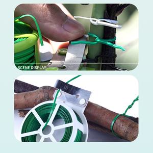 Alambre de Jardín Recubierto de Plástico, Alambre para Atar Suculentas/Uvas/Vinilos Trepadores, Alambre de Hierro Flexible Recubierto de Goma |   Herramienta de Jardinería - Product Image 3