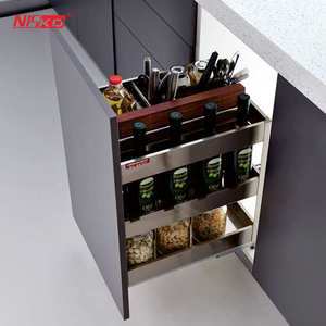 <strong>Kitchen</strong> Stainless Steel Wire Shelf <strong>Basket</strong> <strong>Kitchen</strong> Cabinet <strong>Pull</strong> <strong>Out</strong> <strong>Basket</strong> - Product Image 2