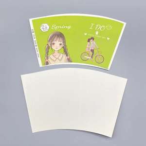 Ventouses en papier recyclables de qualité alimentaire, double face enduite de PE, avec tailles personnalisées (4oz-11oz), écologiques et imperméables - Product Image 5