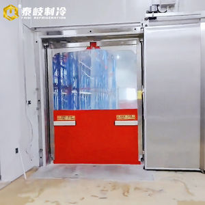 Porta a battente in PVC con finestre trasparenti, rinforzata e resistente agli urti, per aree <span class=keywords><strong>refrigerate</strong></span> e container, con motore integrato - Product Image 2