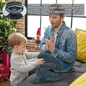 U502 어린이와 팬을위한 지퍼 입 몬스터 컬렉션 봉제 인형으로 외계인 박제 동물 사용자 정의 Xenomorph 봉제 장난감 - Product Image 4