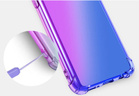 Coque de téléphone portable TPU souple avec dégradé antichoc Honor Play Case Honor 8x Phone Case Apple Iphones, pour Iphone Multi Color