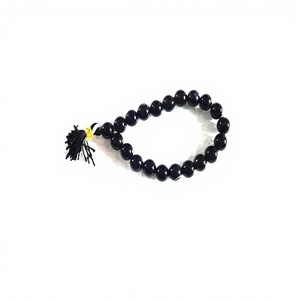 Natural Snowflake Obsidian Beads Handmade Healing Crystal Gemstone Bracelet Thanksgiving Yoga & Meditation Stretch String - Product Image 5