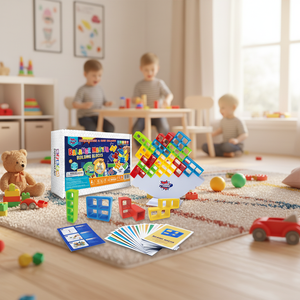 Juguete Científico <span class=keywords><strong>Tetra</strong></span> Tower, Juego de 27 Piezas, Bloques de Apilamiento para Equilibrio, Bloques de Construcción para Niños - Product Image 4