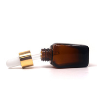 Flacon à Pipette à base de verre d'ambre, flacon compte-gouttes pour les yeux, aromathérapie, de 5ml 10ml 15ml 20ml 30ml 50ml 100ml