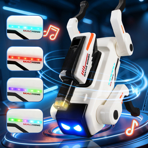 Perro Robot Inteligente con IA 2025, Juguete a <span class=keywords><strong>Control</strong></span> Remoto para Niños, Interacción por Voz, Programación, Cañón de Agua, Perro Mecánico con IA - Product Image 6