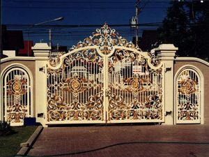 Cancello Principale di Alta Qualità, Bellissima Porta Esterna <span class=keywords><strong>per</strong></span> <span class=keywords><strong>Casa</strong></span>, Design Elegante in Ferro Battuto <span class=keywords><strong>per</strong></span> Abitazioni - Product Image 2
