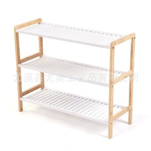 <b>Bamboo</b> shoe-changing <b>stool</b> for home use, dormitory shoe-wearing <b>stool</b>, shoe cabinet, storage rack, sofa <b>stool</b>, simple <b>bamboo</b> - Product Image 1