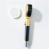 Pommeau de douche filtrant portable pour eau dure, haute pression, arrêt à une touche, filtre remplaçable, ajustement universel, installation facile