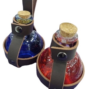 Boshiho - Porta Botellas de Cuero Aislado Personalizado con Diseño de Letras de Magia Oscura, Estilo Clásico con Correa para Cinturón - Product Image 6