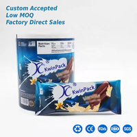 Film en rouleau d'emballage plastique personnalisé de qualité alimentaire pour barres de chocolat et de crème glacée, scellable à froid, pour bâtonnets glacés