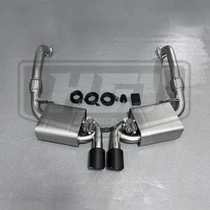 Sistema <span class=keywords><strong>de</strong></span> <span class=keywords><strong>Escape</strong></span> Catback con Válvula Electrónica <span class=keywords><strong>de</strong></span> Alto Rendimiento <span class=keywords><strong>para</strong></span> Porsche Cayman R (987.2) 3.4 2011-2012, <span class=keywords><strong>Tubo</strong></span> <span class=keywords><strong>de</strong></span> <span class=keywords><strong>Escape</strong></span> <span class=keywords><strong>de</strong></span> Acero Inoxidable - Product Image 1