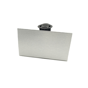 Nouveau panneau de plinthe en aluminium anodisé anodisé avec système intégré pour murs en plaques de plâtre - Product Image 2