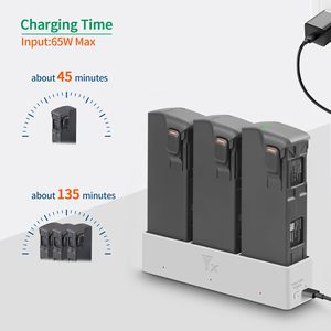 Hub de charge bidirectionnel <span class=keywords><strong>Avata</strong></span> 2, chargeur de <span class=keywords><strong>batterie</strong></span> 3 ports pour <span class=keywords><strong>batterie</strong></span> de vol intelligente de drone <span class=keywords><strong>DJI</strong></span> <span class=keywords><strong>Avata</strong></span> 2 - Product Image 3