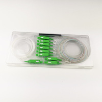 MT-1080-C 0.9mm 1*2 1*4 1*8 1*16 1*32 2*16 2*32 baja Bare Fiber Optical Splitter mini Tube Splitter PLC