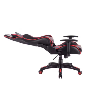 Silla de Juego de Estilo Racing con Respaldo Alto, Tapizada en Cuero PU, Acolchada con Espuma, Altura Ajustable, Reposabrazos 2D, Giratoria, Asiento para Computadora, 6 Lujo - Product Image 1