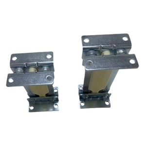 Charnière coulissante pour canapé Série FB 106S en fer zingué 4 mm, conception anti-pincement, montage en surface, style moderne - Product Image 3