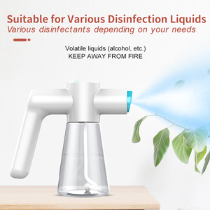 Wholesale Auto USB Rechargeable 1800mAh Cordless Nano Mist Spray Gun UV Light Sprayer Atomizer for Hair - Product Image 3